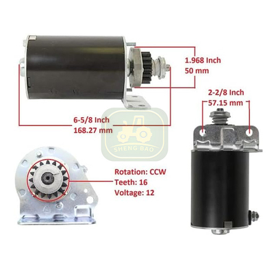 12V 16Teeth CCW AM122337 AM37352 Starter motor voor