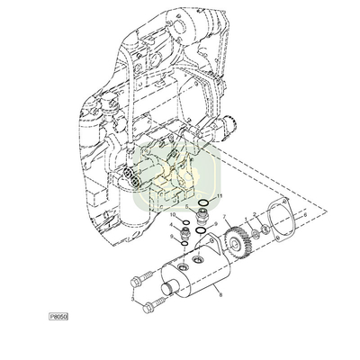 Onderdelen voor hydraulische meters 50L RE241577 Hydraulische pomp voor JD-tractor