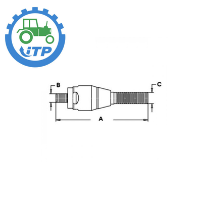 CAR49001 nieuwe Holland Tractor Parts Ball Joint-relatieve vochtigheid 2.77KG