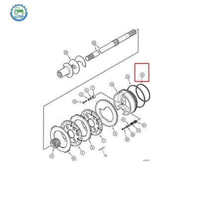 Geval580sm 580SM 585G 586G 588G O-ring 308036A1 6193403M1