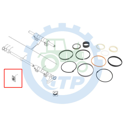 De Verbindingsuitrusting 84257788 38.1MM STAAF X 76.2MM van het geval580n 580SN 580SN GEWICHT DROEG