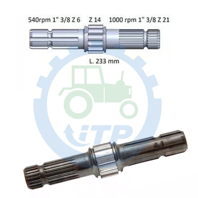 L173241 Tractorvervangstukken voor  6430 6100 7230 6125M 6330 z.o.z.-Schacht 3.7KG